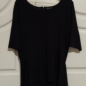 Eileen Fisher Women's Classic Black Short Sleeve Top